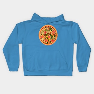 A Veggie Pizza Kids Hoodie